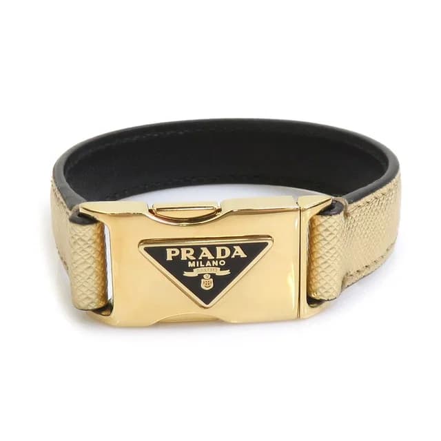 Prada Bracelet Gold in Gold Leather from The Reluxe, photo 1 of 1