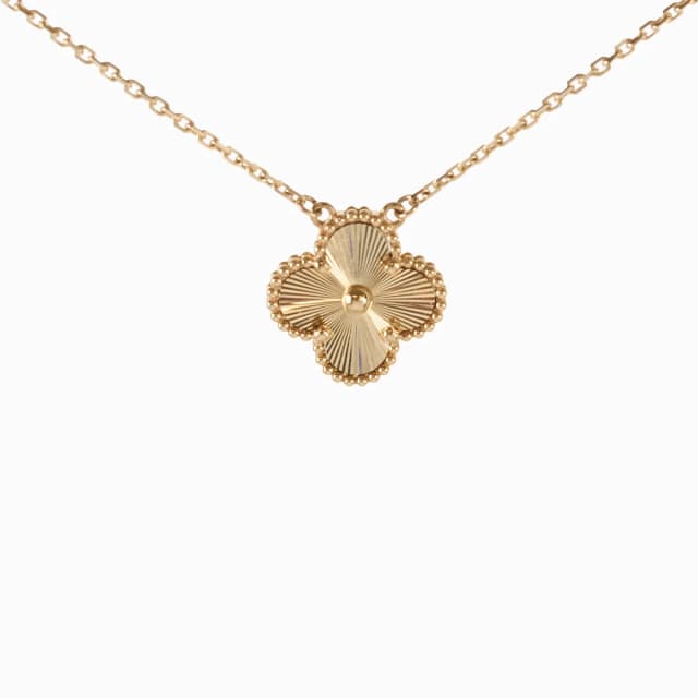 Van Cleef and Arpels Vintage Alhambra Guilloche Necklace from The Purse Affair, photo 1 of 1