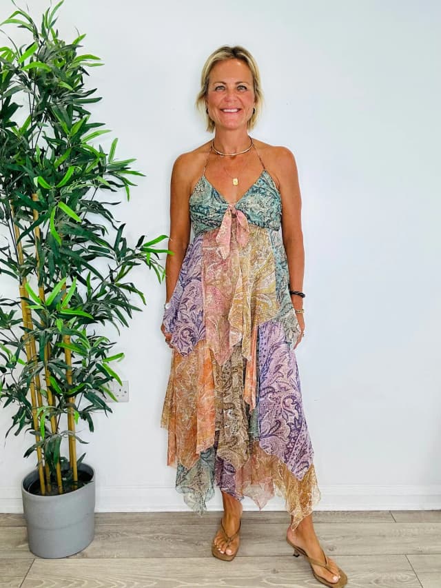 Zimmermann Paisley Print Dress - Size 3 in Silk from Edit Second Hand, photo 1 of 1