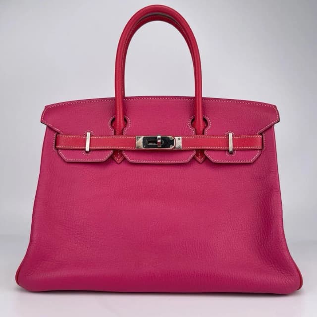Hermès Birkin 30 Handbag Togo Framboise in Togo leather from The Reluxe, photo 1 of 1