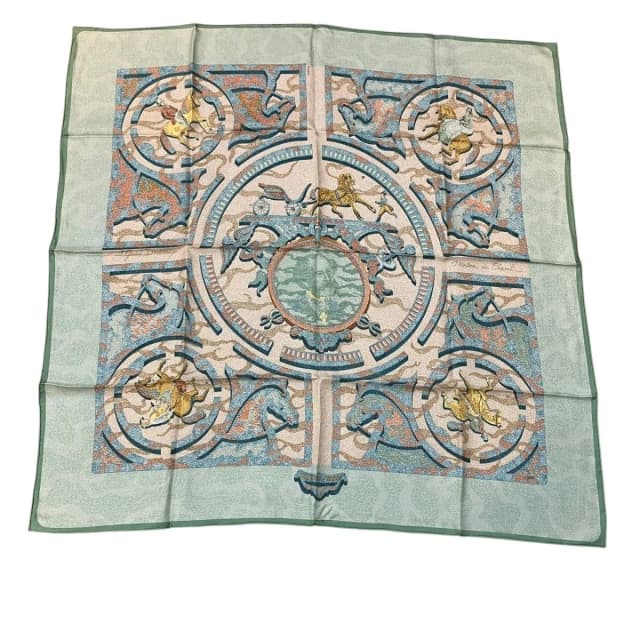 Hermès Carre 90 Peintre du Cheval Horse Painter Scarf Silk in Silk from The Reluxe, photo 1 of 1