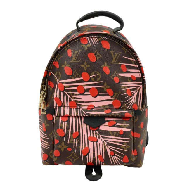 Louis Vuitton Palm Springs PM Monogram Jungle Dots Backpack Bag Brown in Brown Canvas from Dallas Designer Handbags, photo 1 of 1