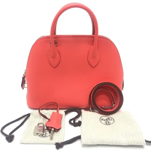 Hermès Handbag Bolide 1923 25 Verso Color Rose Texas in Pink from The Reluxe, photo 1 of 1