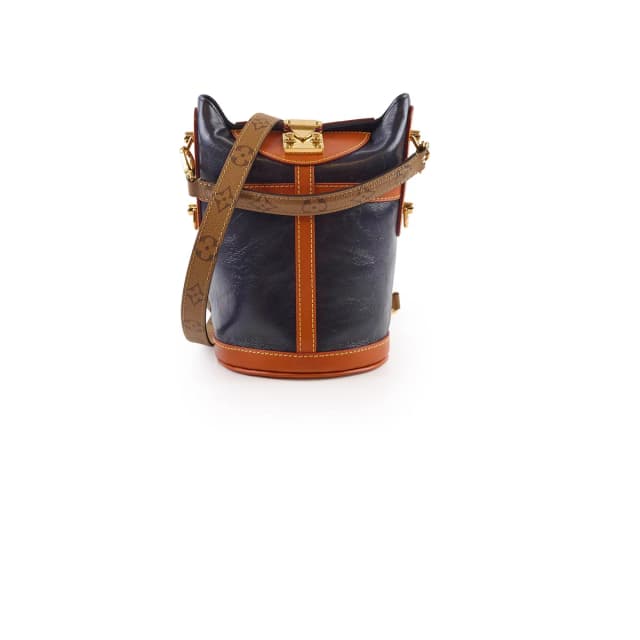 Louis Vuitton Duffle Bucket Navy in Navy Calfskin from The Purse Affair, photo 1 of 1