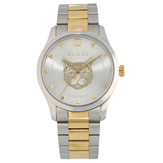 Gucci G-Timeless 126.4 38mm Stainless Steel Watch from H&T, photo 1 of 1