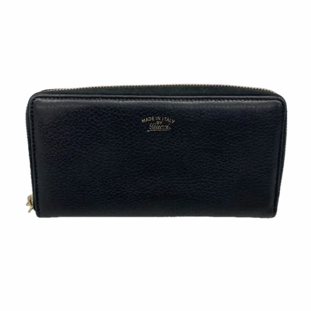 Gucci Wallet Bamboo Leather Black Gold in Black Leather from The Reluxe, photo 1 of 1