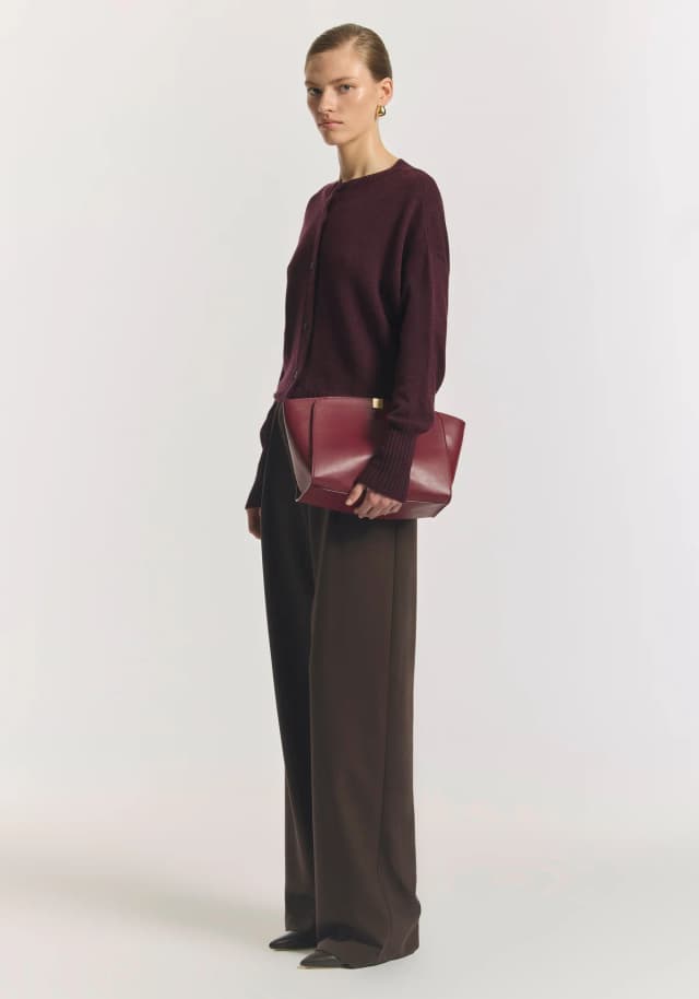 VIKTORIA & WOODS Regan Nappa Bag in GARNET, image 1 of 1 from Viktoria & Woods