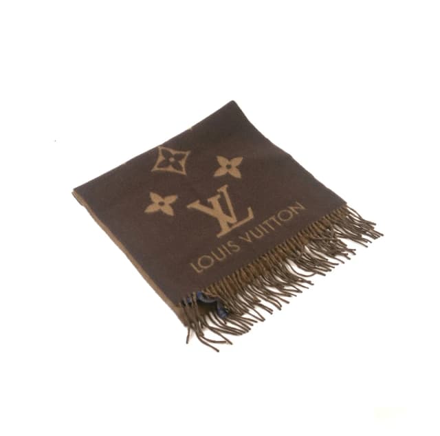 Louis Vuitton Reykjavik Reversible Cashmere Scarf Monogram in Cashmere from The Purse Affair, photo 1 of 1