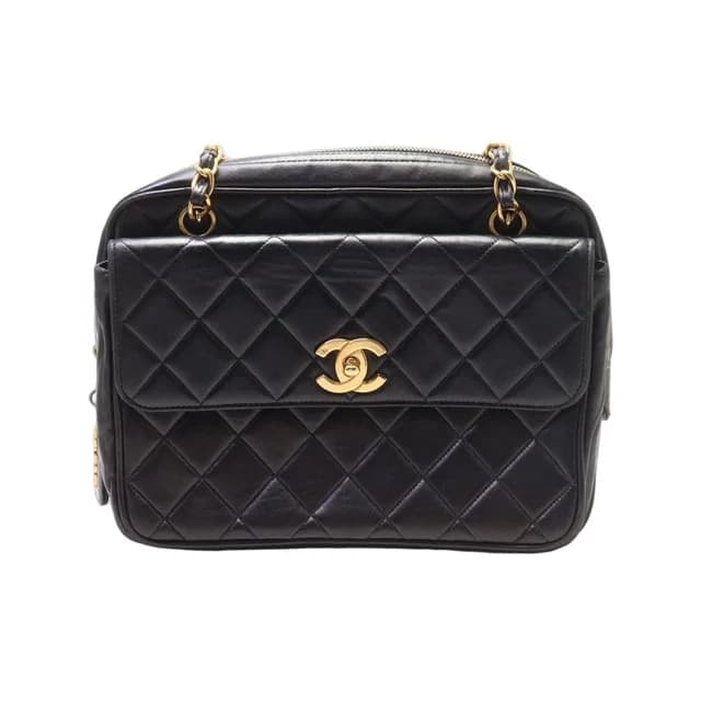 Chanel Quilted Lambskin Chain Shoulder Bag in Lambskin from The Reluxe, photo 1 of 1