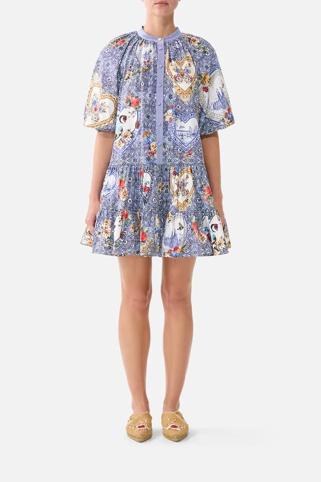 Camilla eBoutique PUFF SLEEVE SHIRT DRESS THE POTTERY PARLOUR, image 1 of 1 from CAMILLA