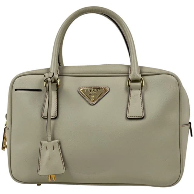 Prada Handbag Saffiano Leather Ivory in White Saffiano leather from The Reluxe, photo 1 of 1