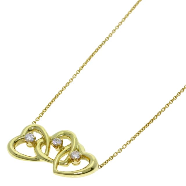 Tiffany & Co. Triple Heart Diamond Necklace 18k Yellow Gold in Yellow from The Reluxe, photo 1 of 1