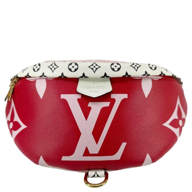 Louis Vuitton Giant Monogram Canvas Bumbag Rouge in Red Coated canvas from Dallas Designer Handbags, photo 1 of 1
