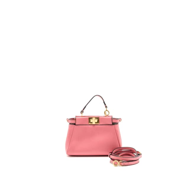 Fendi Micro Peekaboo Bag Nappa Leather Pink GHW in Pink Nappa leather from EMIER, photo 1 of 1