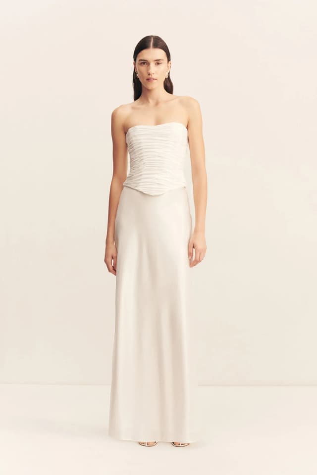 Shona Joy SOLENE CORSET - WHITE, image 1 of 1 from Shona Joy