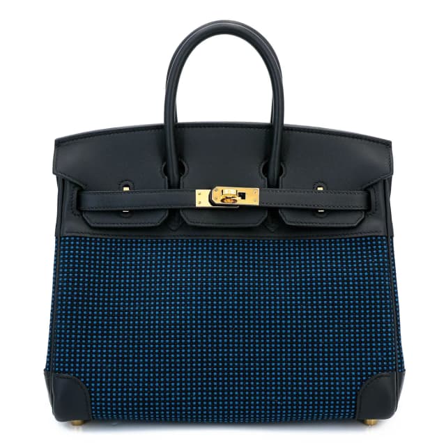 Hermès Birkin 25 Noir (89) in Black Swift leather from Ginza Xiaoma, photo 1 of 1