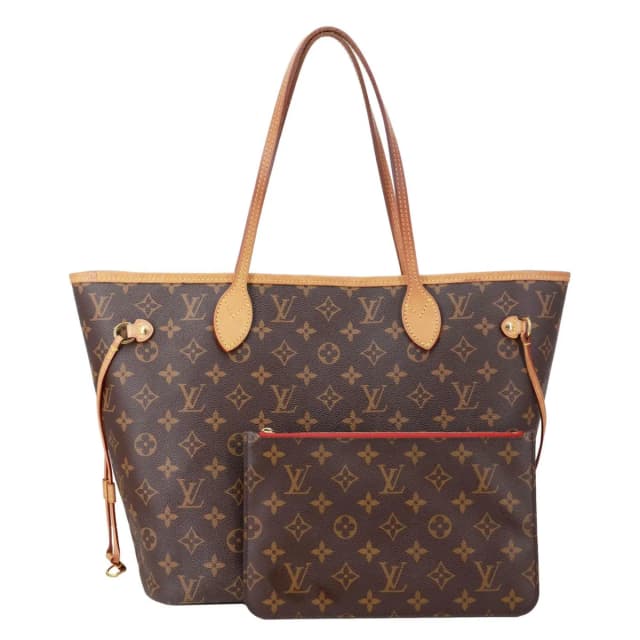 Louis Vuitton Neverfull MM Monogram Canvas Shoulder Bag Brown in Brown Coated canvas from Dallas Designer Handbags, photo 1 of 1