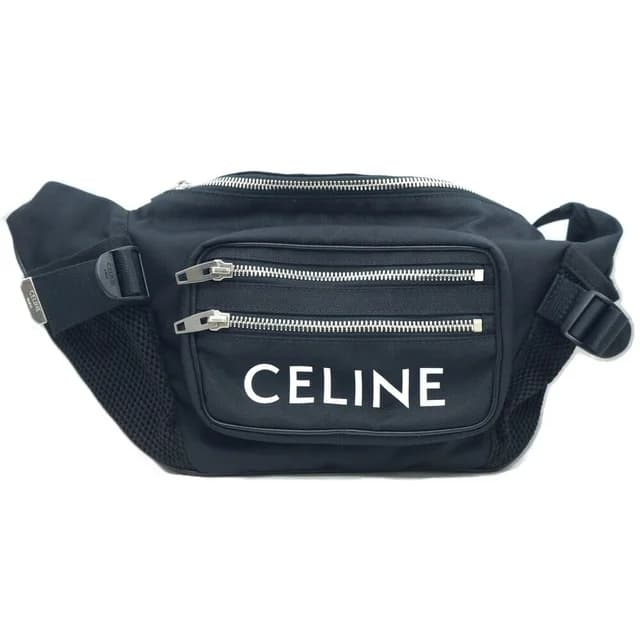 Celine Belt Bag Black Silver Canvas in Black Canvas from The Reluxe, photo 1 of 1