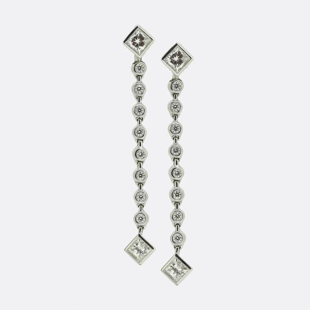 Tiffany & Co. Diamond Drop Earrings from The Vintage Jeweller, photo 1 of 1