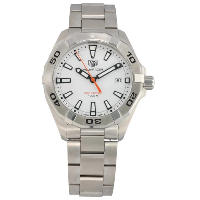 TAG Heuer Aquaracer WBD1111 41mm Stainless Steel Watch from H&T, photo 1 of 1