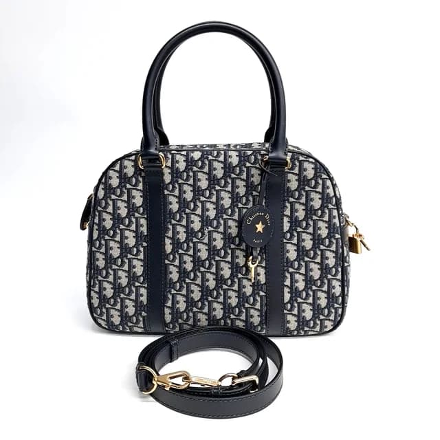 Christian Dior Oblique D-Vibe Bowling Bag Large from GUGUS, photo 1 of 1