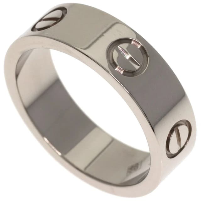 Cartier Love Ring 52 18K White Gold in White from The Reluxe, photo 1 of 1
