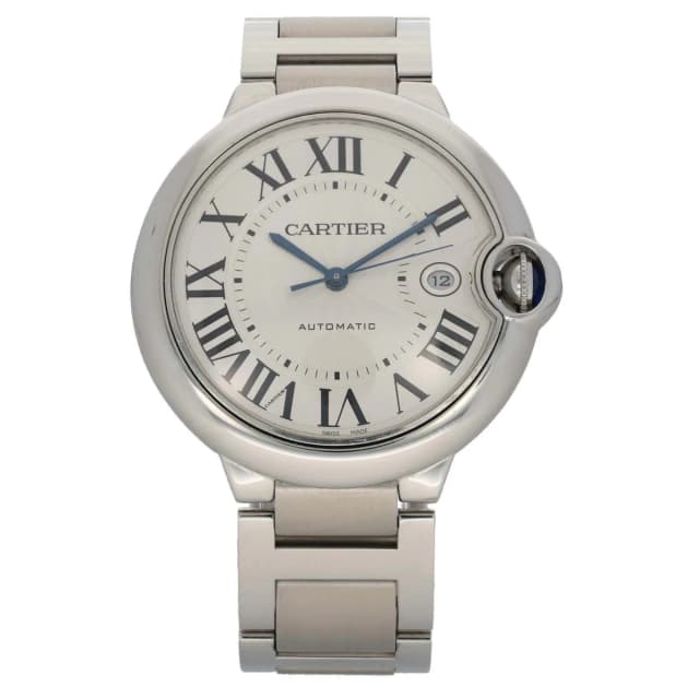 Cartier Ballon Bleu W69012Z4 42mm Stainless Steel Watch in Blue from H&T, photo 1 of 1