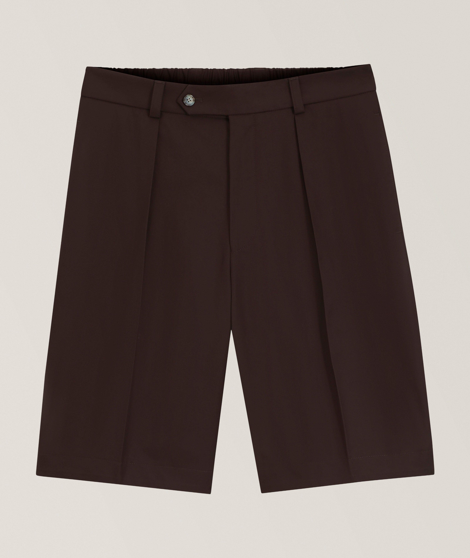 BOSS BY BECKHAM Cotton Shorts in Brown, image 1 of 1 from Harry Rosen