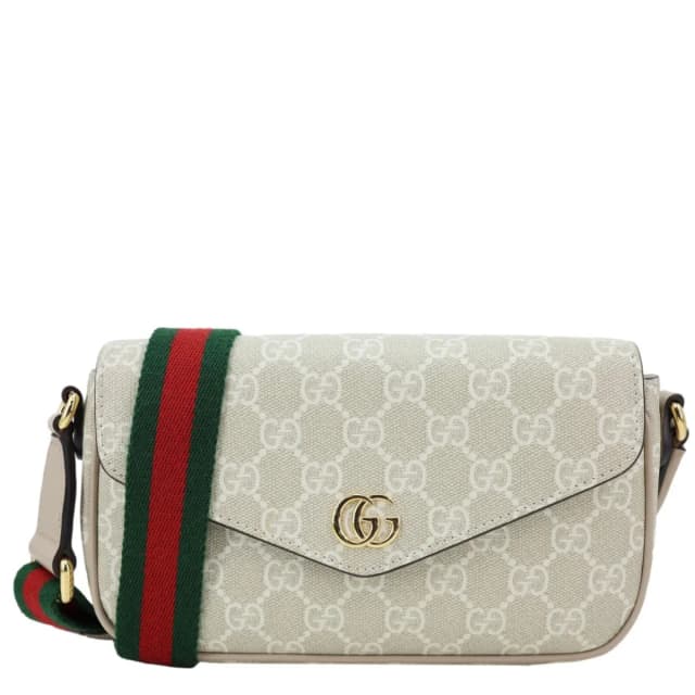 Gucci Ophidia Pochette GG Supreme Canvas Shoulder Bag Beige 764961 in Beige Canvas from Dallas Designer Handbags, photo 1 of 1