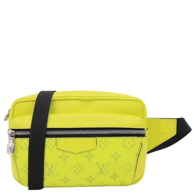 Louis Vuitton Outdoor Taigarama Bumbag Neon Yellow in Yellow Coated canvas from Dallas Designer Handbags, photo 1 of 1