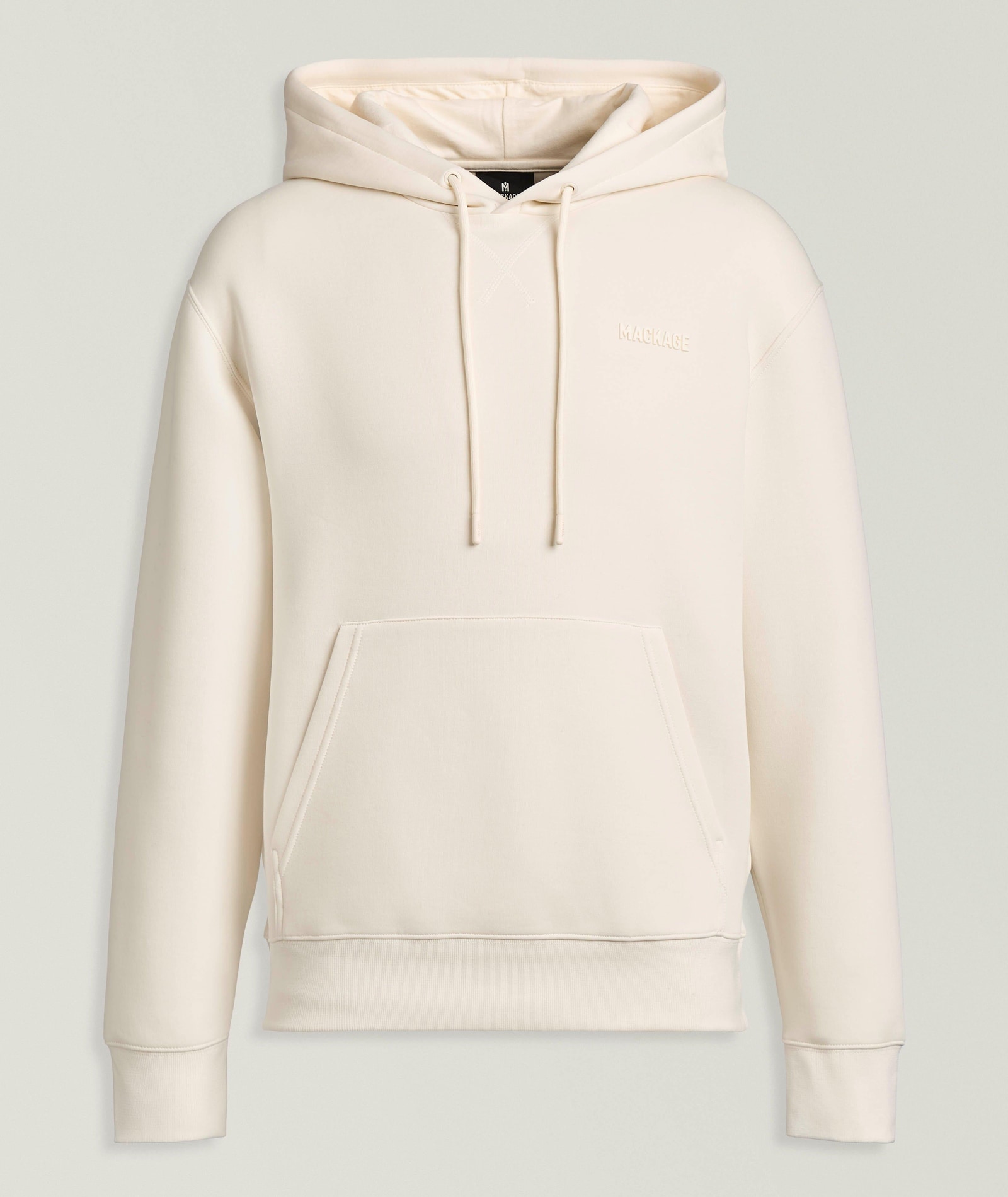 Mackage Kolton Double-Face Hooded Sweatshirt in Beige Cotton & Cotton Blends, image 1 of 1 from Harry Rosen