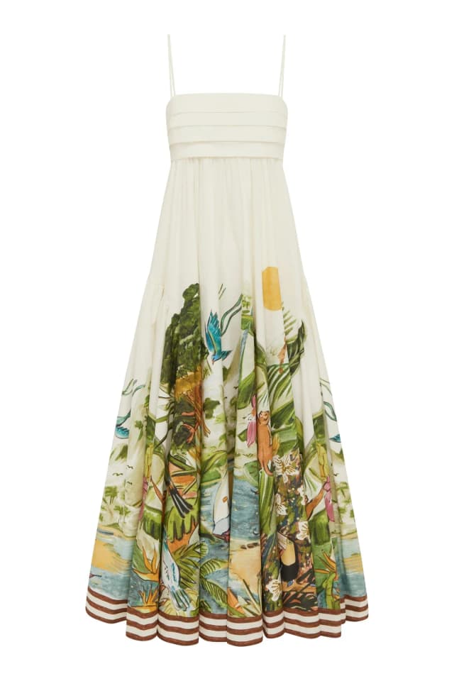 2601 - SUMMER 26 TOUCAN TANGO MIDI DRESS, image 1 of 1 from Alemais