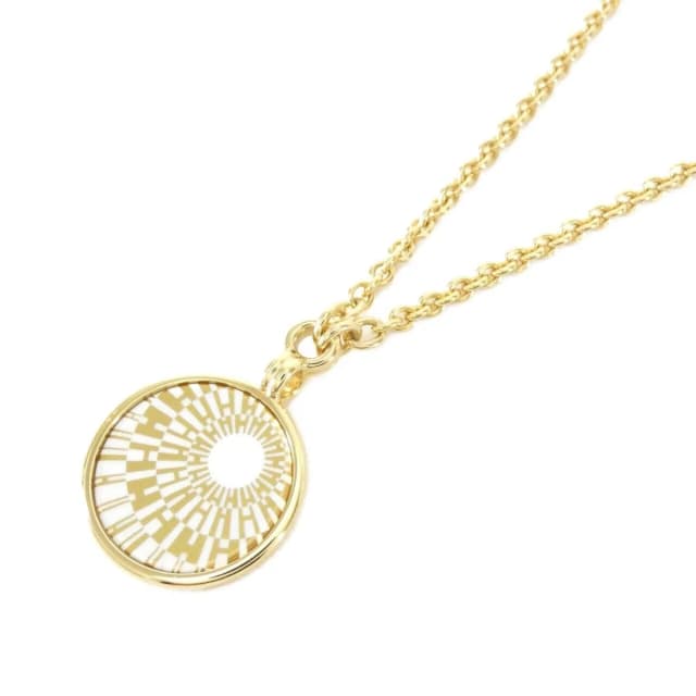 Hermès Op'H Medaille PM Necklace Jaune in Yellow from The Reluxe, photo 1 of 1
