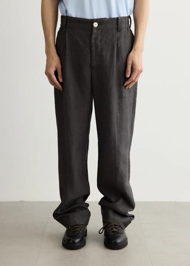 Jacquemus Le Pantalon Croisiere in DARK GREY 970, image 1 of 1 from Incu