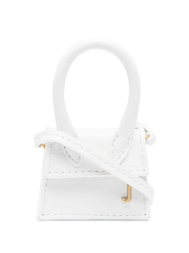 Jacquemus White Le Petit Chiquito Nano Mini Crossbody Bag in White Leather from Bagriculture, photo 1 of 1