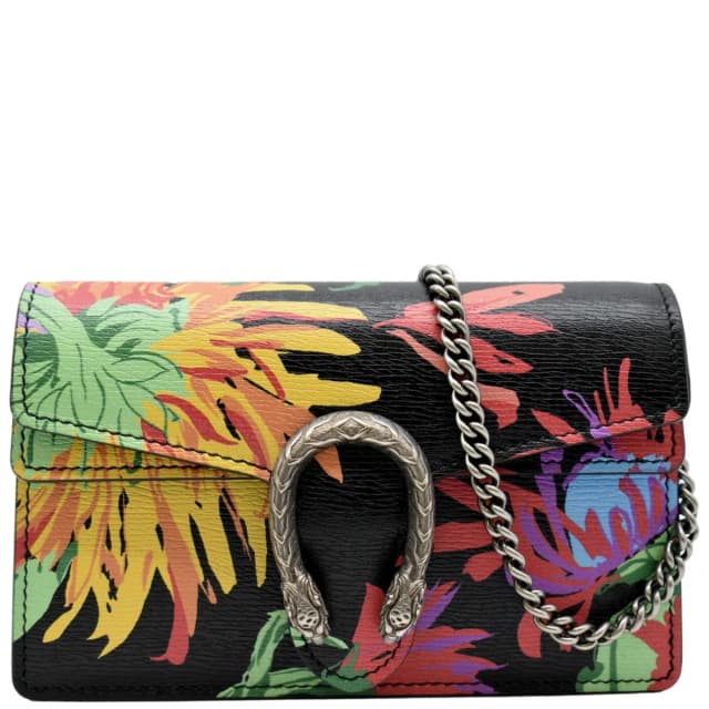 Gucci Ken Scott Dionysus Printed Leather Shoulder Bag Multicolor in Multicolor Leather from Dallas Designer Handbags, photo 1 of 1
