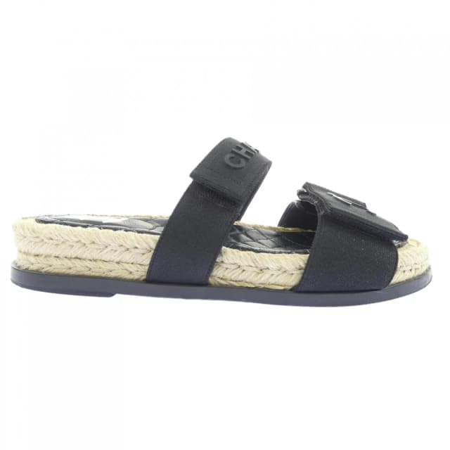 Chanel Sandals Black in Black from The Reluxe, photo 1 of 1