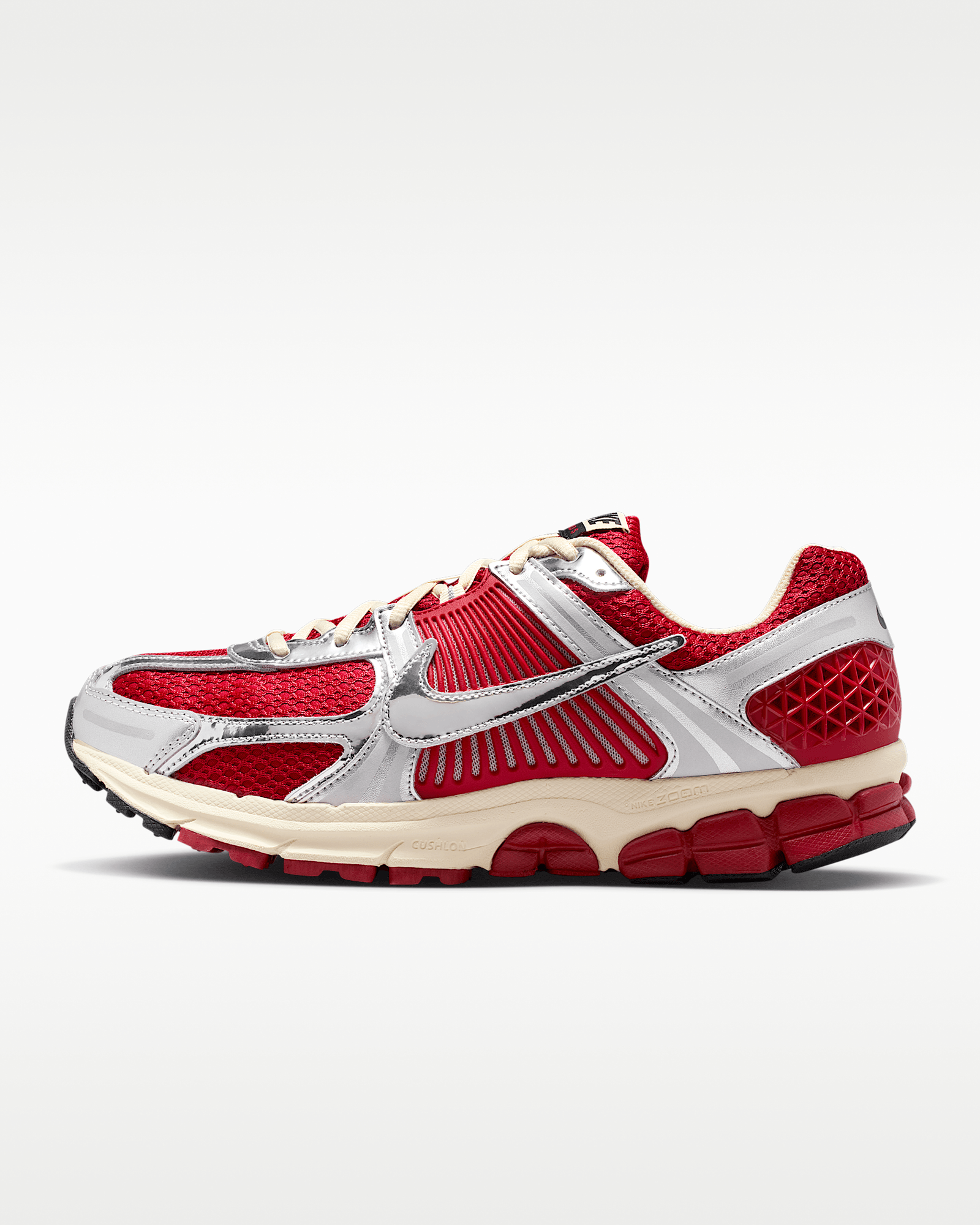 Nike Zoom Vomero 5 in Gym Red/Metallic Silver/Coconut Milk/Chrome, image 1 of 1 from Nike