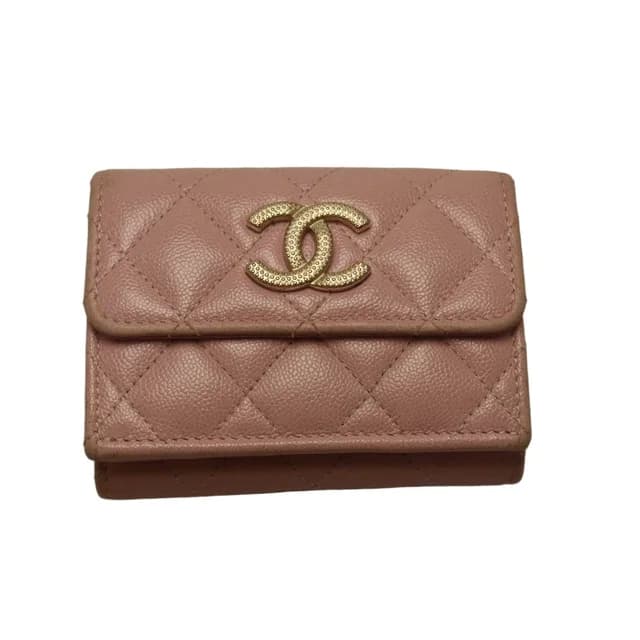 Chanel Quilted Trifold Wallet in Caviar leather from The Reluxe, photo 1 of 1