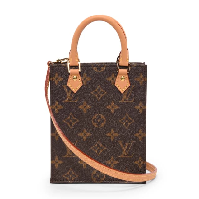 Louis Vuitton Monogram Canvas Petit Sac Plat in Coated canvas from Blue Spinach, photo 1 of 1