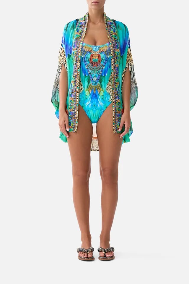 Camilla eBoutique OPEN FRONT CARDI CAPE JUNGLE FLIGHT, image 1 of 1 from CAMILLA