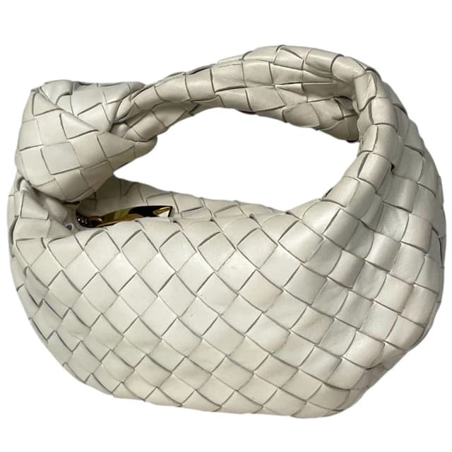 Bottega Veneta Handbag Intrecciato Leather White in White Woven leather from The Reluxe, photo 1 of 1