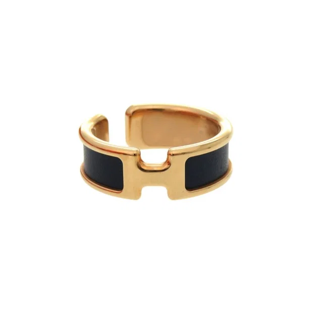 Hermès Olympe GM Leather Navy Gold in Navy Leather from The Reluxe, photo 1 of 1