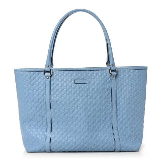 Gucci Microguccissima Joy Tote Leather Bag - Mineral Blue in Blue Leather from H&T, photo 1 of 1