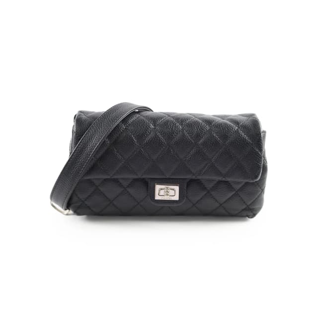 Chanel Mini Black Caviar Uniform Belt Bag in Black Caviar leather from The Purse Affair, photo 1 of 1