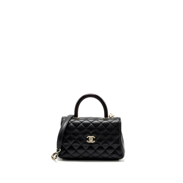 Chanel small coco handle in Black Caviar leather from EMIER, photo 1 of 1