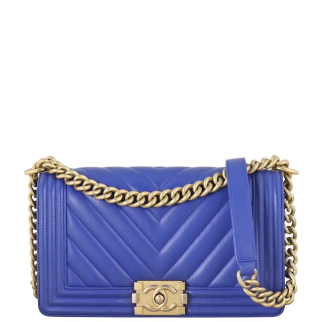 Chanel Boy Old Medium Chevron in Lambskin from Luxe.It.Fwd, photo 1 of 1