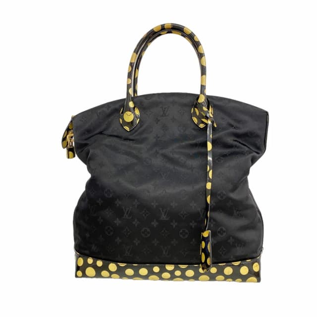 Louis Vuitton Tote Bag Monogram Dot Infinity Lockit MM Noir in Black from The Reluxe, photo 1 of 1