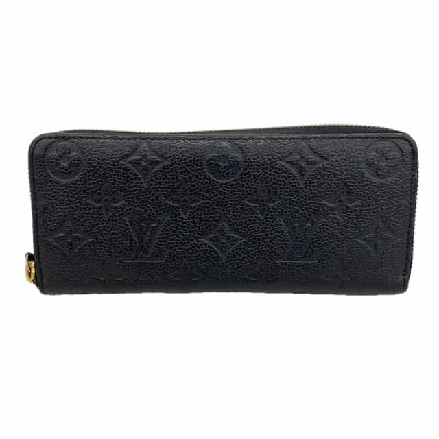 Louis Vuitton Wallet Monogram Empreinte Portefeuille Clemence Noir in Black Clemence leather from The Reluxe, photo 1 of 1