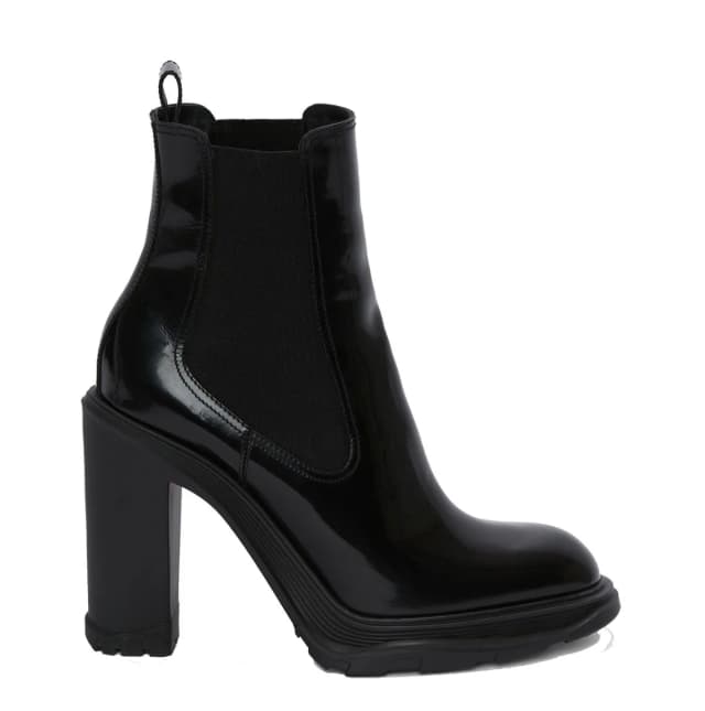 Alexander McQueen Tread Heel Chelsea Boots, Black, image 1 of 1 from Cultstatus